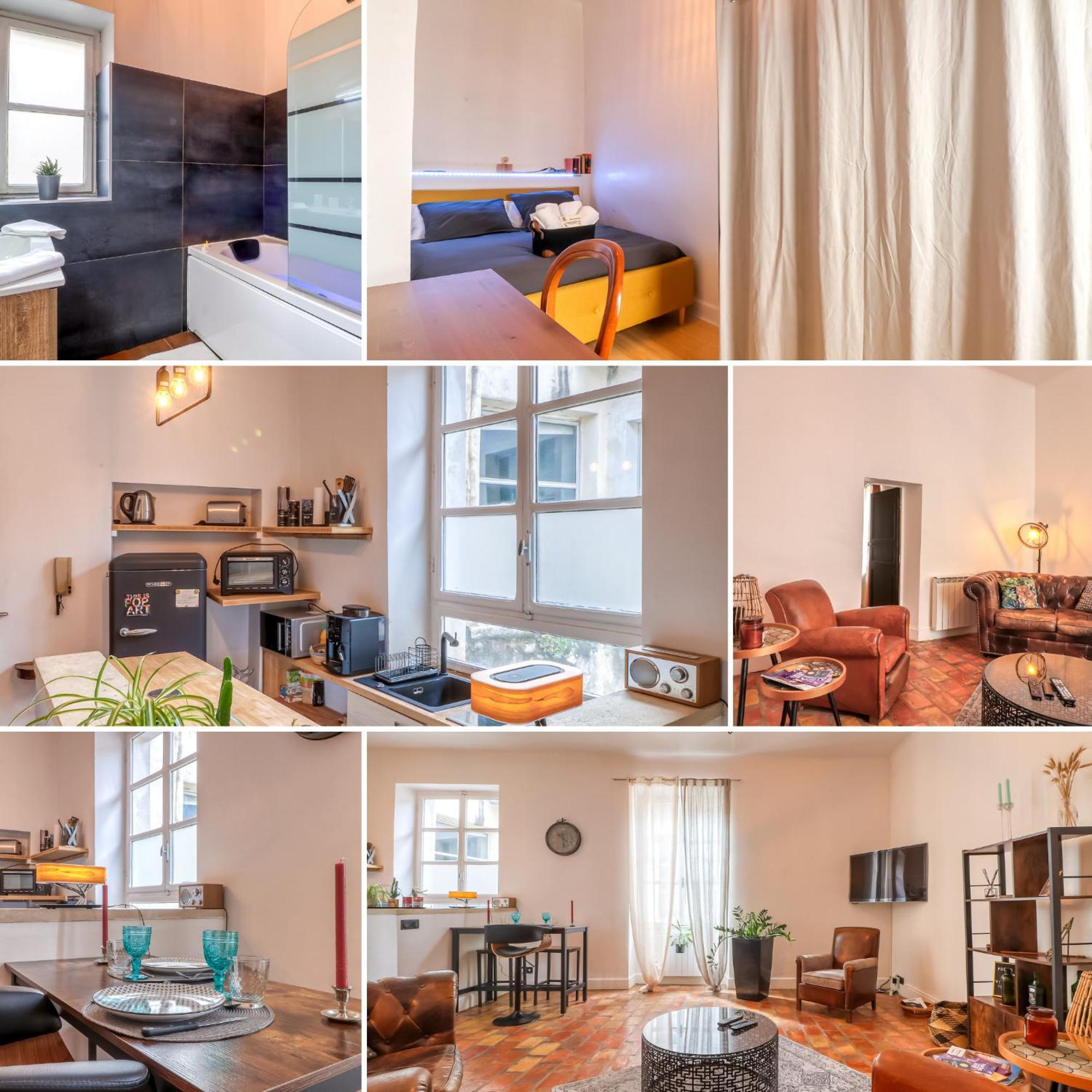Le Vintage, Appart,Hotel Particulier, Centre Nimes Maisoncarreeconciergerie Luaran gambar
